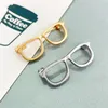 Broschen Mode Mini Brille Brosche für Männer Frauen trendy schöne Brille Rahmen Rahmen Pins Schmuck Geburtstagsfeier Geschenk cooles Ding