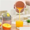 フルーツ野菜ツールハンドジューサー柑橘類オレンジスクイーザー蓋回転式プレスレモンライムグレープフルーツ容量のためのアンチスリップリーマーd otmwz