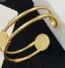 Fashion Gold Charm Bracelets Bangle for Women Mens Party Jewelry for Couples Lovers Engagement Gift com Box8668740