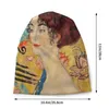 Berets Bonnet Hats Gustav Klimt Patting Art Men Dunes Dunne Skullies Beanies Hat Lady With Fan Autumn Spring Warm Cap Hip Hop Caps