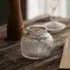 Vasen Retro Glass Vase Blume Hebebild Dekoration Langflasche großer Durchmesser
