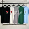 T -Shirt Amis Herren Damen Designer T -Shirts Hip Hop Mode Druck kurzärmelig hochwertiger Mann T -Shirt Polo Chothes T -Shirts Großhandel