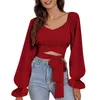 Damen T-Shirts Shirt tägliches Wochenende weiß fließende Tunika Langarm Fashion V-Ausschnitt reguläre Fit Frühling Fall Tops de Talla Grande