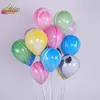 Party Decoration 10 tum 20/30 st Colorful Agate Marble Latex Balloons Helium Födelsedag Swedding Baby Shower Supplies