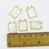 Colliers de pendentif 10 pièces rectangle Blanc Shell Charmes religieux Accessoires Beau Collier Collier 51905