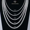Hip Hop feinen Schmuck 5mm Sier Link Halskette GRA VVS Labor Diamant Mossanit Moissanit Chainb für Männer