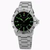 Cinghia in acciaio epocale impermeabile da 100 m tubi a gas tritium orologio da immersione sportiva luminosa T200112 2862