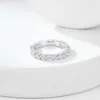 Nouvelles arrivées Brand dupe de haute qualité 925 Bague de diamants en argent sterling pour les femmes
