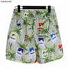 Rhude High End Designer Shorts pour Chaopai All Coconut Tree Casual Lace Up Shorts Mens et Womens High Street Beach avec 1: 1 Étiquettes originales