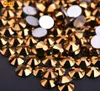 1500pcs gemischte Größen goldener Nagel Strasskristalle Strass Stones Glas Strasssteine für Nägel Art 3D Dekoration Accessoires FPPZ6615208