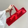 Bolsa feminina y2k internet celebridade garota bolsa designer de moda marca patente couro de couro brilhante saco 240508