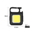 Andere huizentuin Nieuwe mini -led zaklamp draagbare cob sleutelhanger licht USB oplaadbaar werk heldere kleine pocket noodlamp overtreffen dhtyq