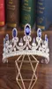 Сияющая свадебная тиара 2019 Жемчужные кристаллы роскошные блаженные свадебные свадебные короны 156 см в европейском стиле барокко Quinceanera PROM F6699135