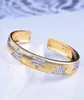 Bangle Fashion CZ Micro Pave Open Cubic Zirconia Gold Color Wire Gift for Women7340236
