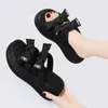 Bow Joker fashion sandals and slippers slip casual summer wear high sense 240426