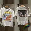 Cartoon Postacie nadruk święty Michael T Shirt Mężczyznę 1 Wysokiej jakości prażone koszulki Tshirt 240428