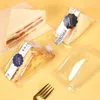 Förvaringspåsar smörgåsförpackningsbox triangulär transparent bakning återanvändbar matfest och bröllopsmaterial