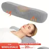 Kissen/dekoratives Kissen Memory Foam Orthopädische Halskissen Ergonomie Mas Ärmel Schmerz Reliefung langsamer Rebound Bettwäsche Drop deliv dhf3l