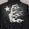 3yf8 designer förtjockad herr tröjor gata hoodies smalte tröjor huvtröjor träning varumärke porträtt högt helvete tidvatten hoodie vintage gammal helvete hoo