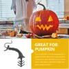 Decorative Flowers 24pcs Halloween Pumpkin Stems Simulation For DIY Craft