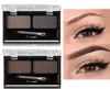 Brand Palette de maquillage en poudre à double couleurs Natural Brown Eye Rehancers 3D Brows Eye Cake Beauty Kit de beauté avec pinceau2423422