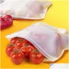 Organisation de stockage alimentaire Définit une nouvelle enveloppe en plastique Er Bag Organisation de stockage de cuisine réutilisable Scellé Food Fresh K Package Drop de Dhhn6