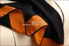 Шарфы H шерстяной кашемир шелковый шарф 135 см дизайнерской бренд -бренд -квадрат квадрат зимний