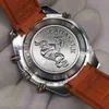 Automatisch mechanisch horloge ojia haima vijf naald oranje cirkel volledig hw039