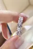 S925 pure zilveren topkwaliteit parijs ontwerp charme ring met rechthoekige vorm diamant decoreren charme dames sieraden cadeau ps64174654274