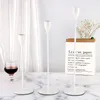 Candle Holders 3Pcs Luxury Metal Holder Christmas Wedding Table Stand Decoration For Living Room Bar Party Candlestick Home Decor