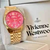 Spring Western Empress Dowager Watch High Version Rose Red Dragon Fruit Small Gold Fashion Trend