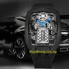 Eternity Sport horloges nieuwste producten Super Running 16 Cilinder Engine Dial Epic X Chrono Cal V16 Automatic Mens Watch PVD Black Case 253R