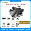 Fifish V6 Expert Underwater Drone met ARM V6E 200 meter kabel Zes thruster Diving Drone ROV 4K UHD Camera VR M100 M200A vlucht