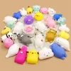 50-5 paquete lindo mochi juguetes blandos, adorables blishies en forma de animales para niños, pelotas antiestrescos perfectas para favores de fiesta de cumpleaños y alivio del estrés