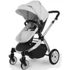 Passeggini# Nuovo Luxury PU Leather Baby Passeggini di alta qualità per bambini High paesaggio per bambini Carriageeggshell GABY STROLLERFOLING PRAM T240509