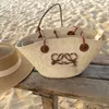 Scatto di cesta di design di alta qualità Pagnello anagramma a tracolla Piega piega per borsetta donna raffias uomini weekend borse borsell