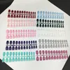 100 hojas mezcla color cubierta completa ballerina puntas de uñas color color uñas falsas acrílico final de uñas falsas consejos de arte de uñas falsas a granel 240430