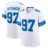 2024 Nya Jahmyr Gibbs Sam Laporta Football Jersey Barry Sanders Jameson Williams Amon-Ra St Brown Jared Goff Campbell Montgomery Rodriguez Penei Sewell