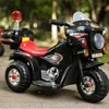 Barnvagnar# till försäljning !! Pris 75 DAG De nya barnen Electric Car Motorcykel trehjuling Babyvagn Polis Toy T240509