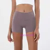 Lu Woman Yoga Sports Biker Hotty Shorts chauds Même sol à double face pantalon trois pièces