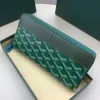 Exklusivt bästsäljande plånbok Ny 85% Factory Promotion Gouya New Fashion Zipper Wallet Made av äkta läder med stor kapacitet Universal Long Change Card Bag