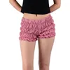 Shorts pour femmes cottage imprimé à basse hauteur à faible hauteur et pantalon court slim