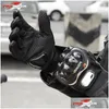 Motorradhandschuhe Outdoor Sports Pro Biker Fl finger Moto Motorrad Motocross Schutzausrüstung Guantes Racing Handschuh Drop Lieferung Automat OTXMU
