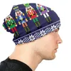 BERETS Nuntcracker Skullies Beanies Caps Unisex Hat Men Men Hip Hop Adult ChristmasNutcracker