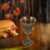 Verres à vin Médieval Gothic Gobelet Metal Cocktail Ornement Setations pour les boissons Boissons Coupe de maison