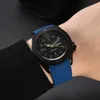 2024 Mens Watch Three Pin Full Function Silicon Tape Trendy Fashion Quartz Watch designer watches Manufacturer Wholesale