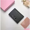 Fashion Designer portefeuille Femme Carte Holder Mini portefeuilles Coin Purse en cuir Love Heart Dot Drop Livrot Dhyfr