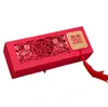 Emballage cadeau vide Double bonheur sac cadeau à thème asiatique chinois de couleur rouge tiroir de type de bonbon de mariage Box Party favori9069177