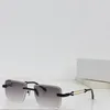 Novos óculos de sol quadrados de design de moda 50161u Metal Frame Lens sem aro Lente Double Rope Templos Elegância e Estilo Popular Glasses de Proteção UV400 Outdoor