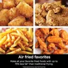 Air Fryer, dass Chips, Braten, Wiederholungen, Dehydrate, für schnelle, einfache Mahlzeiten, 4 -Liter -Kapazität, Hochglanzfinish, Grau